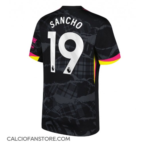 Maglia Calcio Chelsea Jadon Sancho #19 Terza Divisa 2024-25 Manica Corta